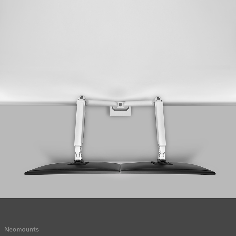 Neomounts Select Desk Mount double display topfix clamp &grommet