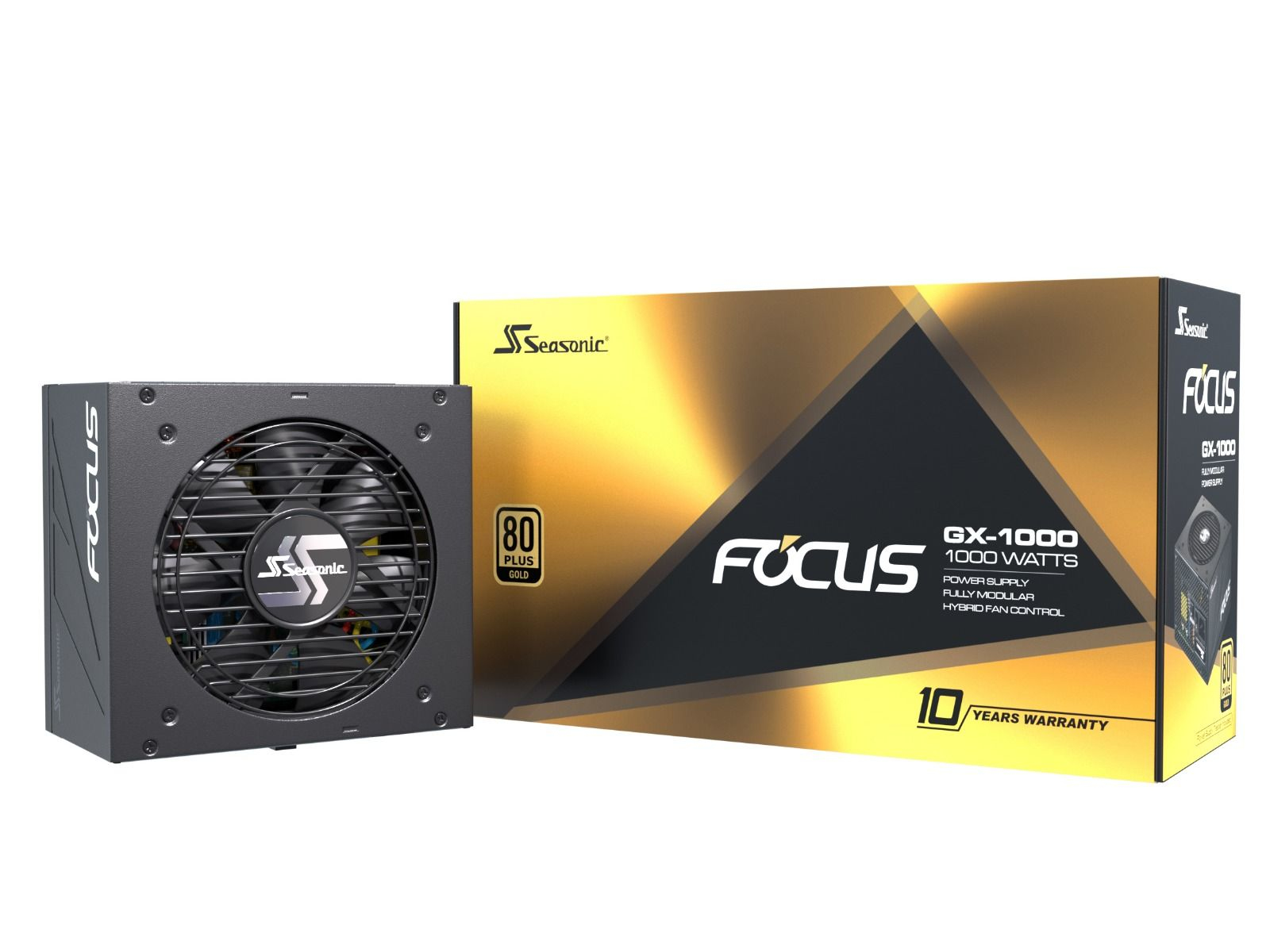 Seasonic FOCUS GX-1000 ATX 3.0 | 1000W | aktiv | vollmodular | 80 PLUS Gold