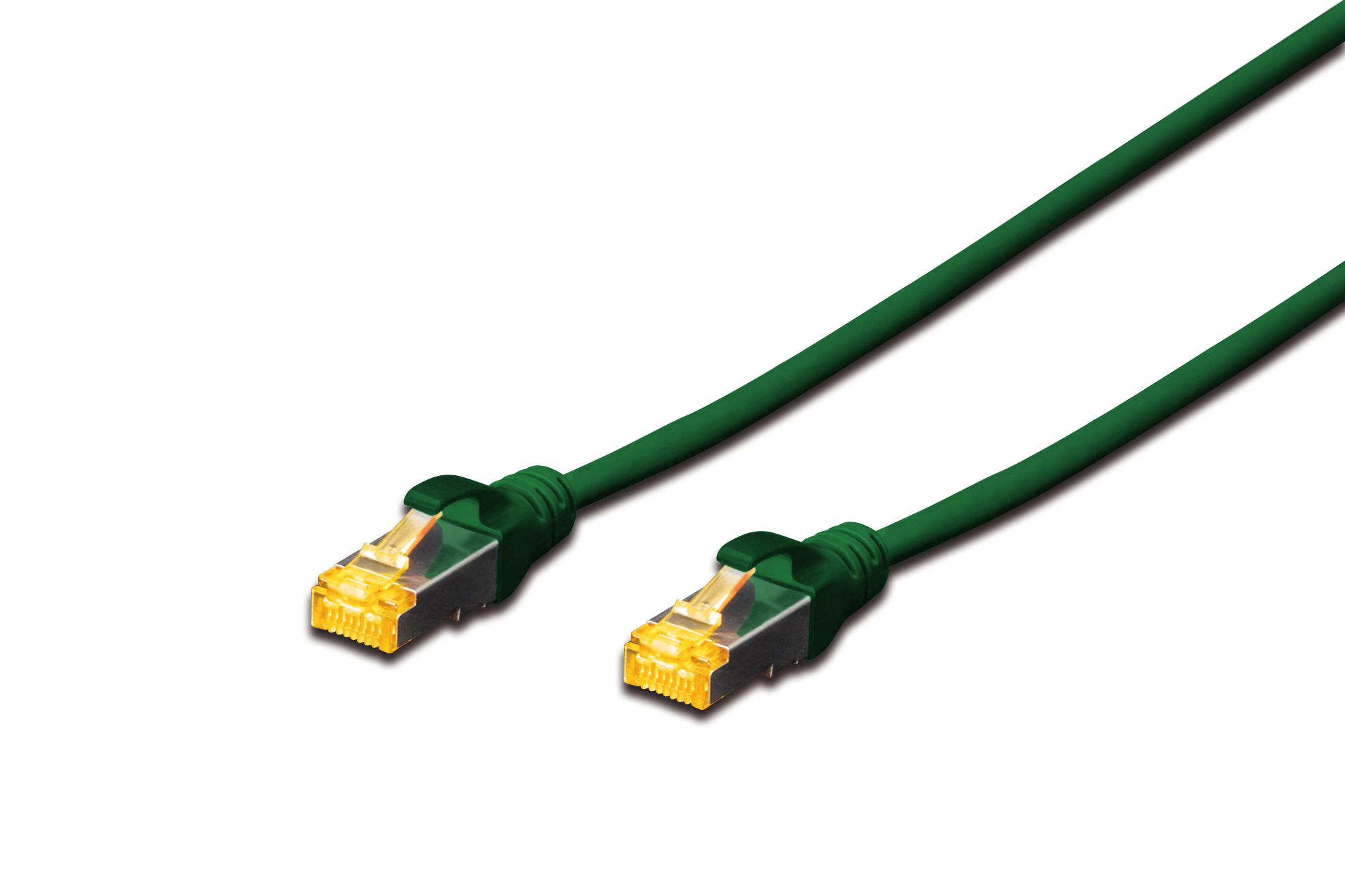 DIGITUS DK-1644-A-100/G Patchkabel CAT 6A S-FTP, Länge 10 m, Farbe Grün