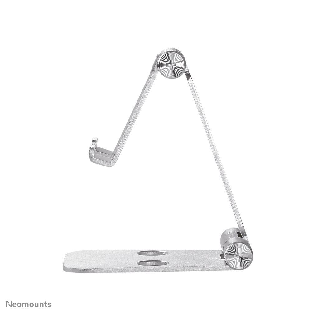 Neomounts Faltbarer Telefon-Ständer - Handy/Smartphone - Passive Halterung - Tisch/Bank - Indoor - Silber