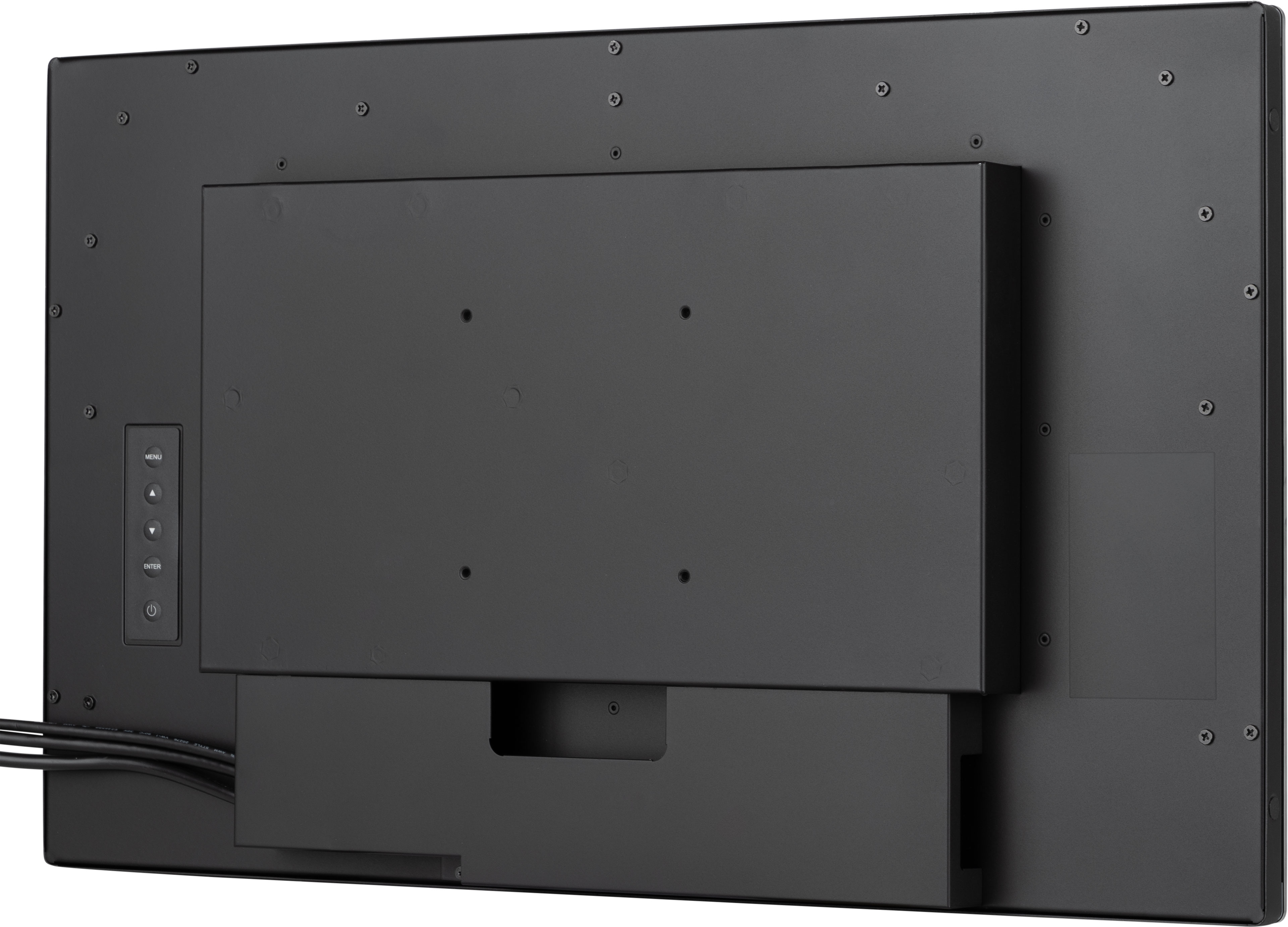 monitor, Bildschirm, Rückseite, Bedienfeld, Kabel