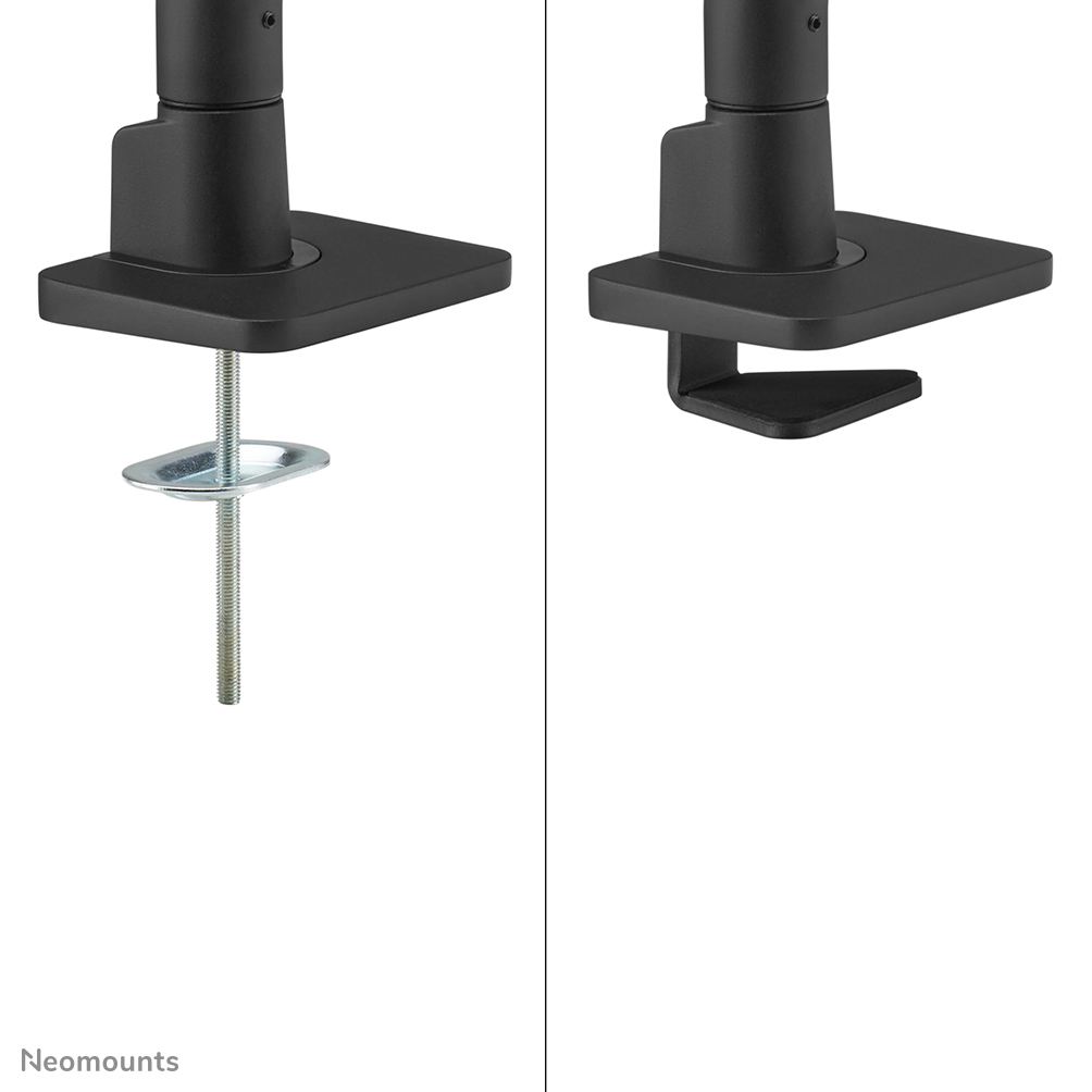 Neomounts Select Desk Mount single display topfix clamp &grommet