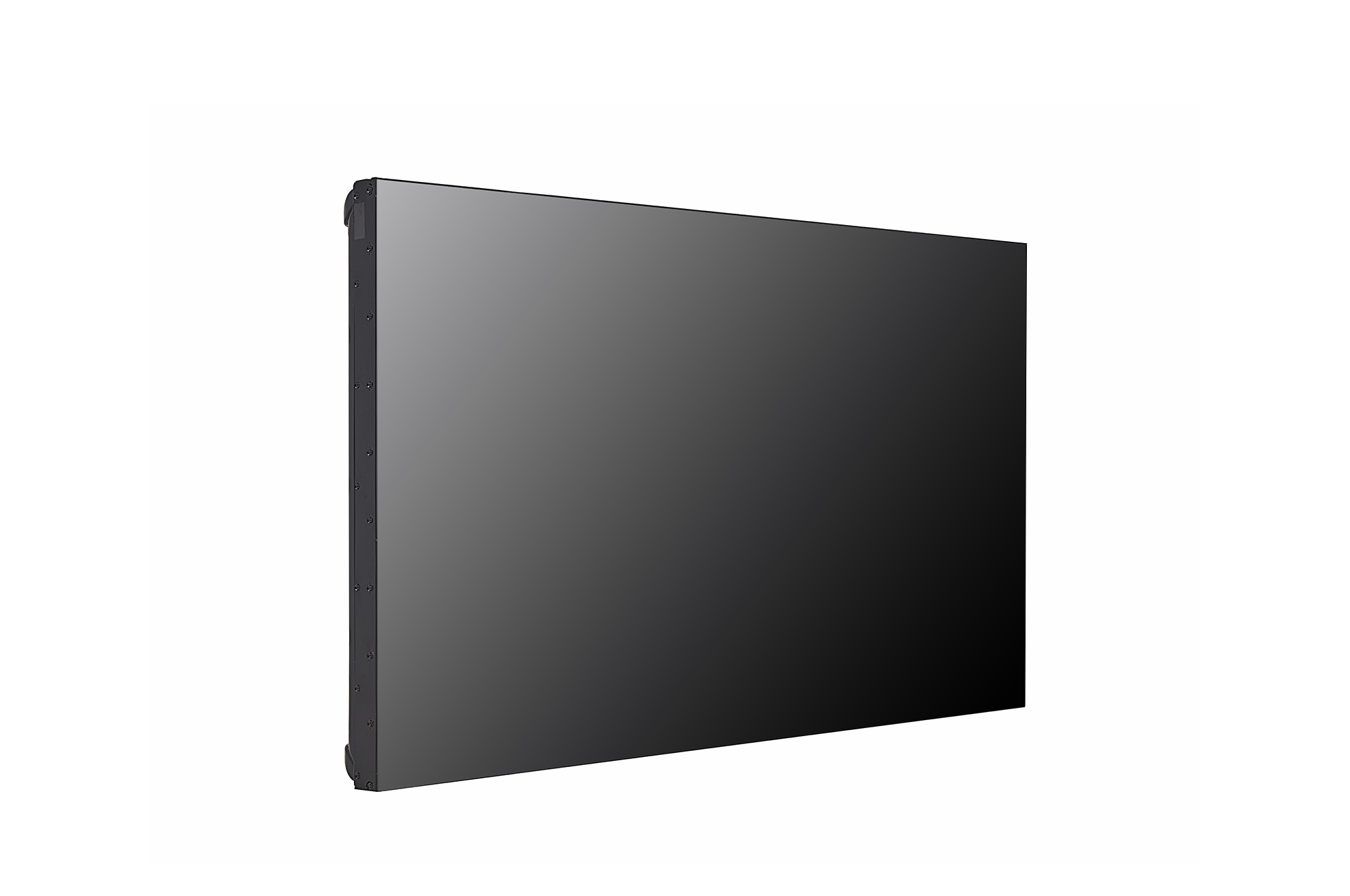 Monitor, LED, Schwarz, Halterung, Rückseite
