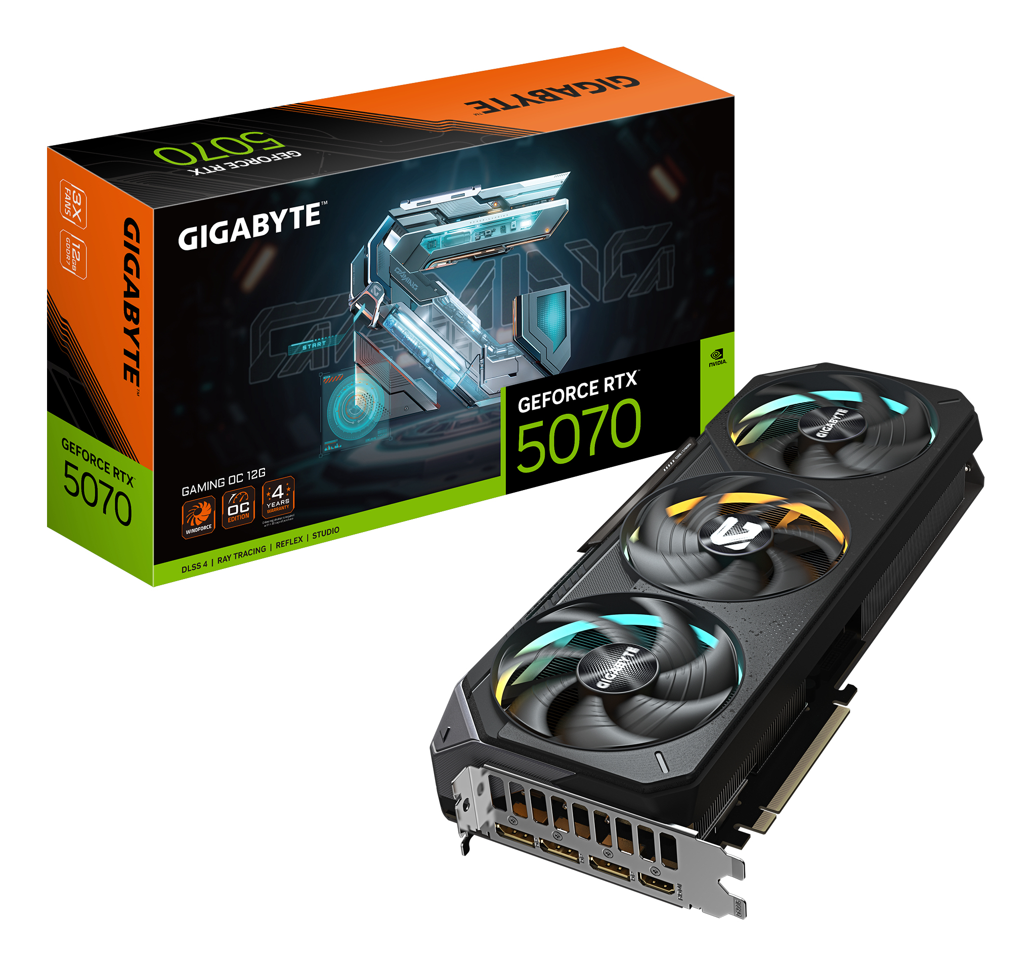 VGA Gigabyte GeForce RTX 5070 GAMING OC 12G (3x DP + 1x HDMI) Computerausrüstung, Elektronik, Hardware
