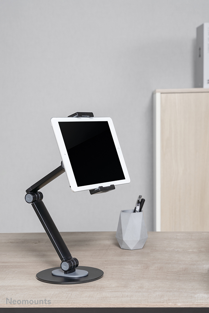 Neomounts Tablet-Ständer - Handy/Smartphone - Tablet/UMPC - Passive Halterung - Tisch/Bank - Schwarz