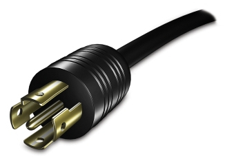 Stecker, Netzadapter, Steckerverlängerung, 3-polig, Kabel