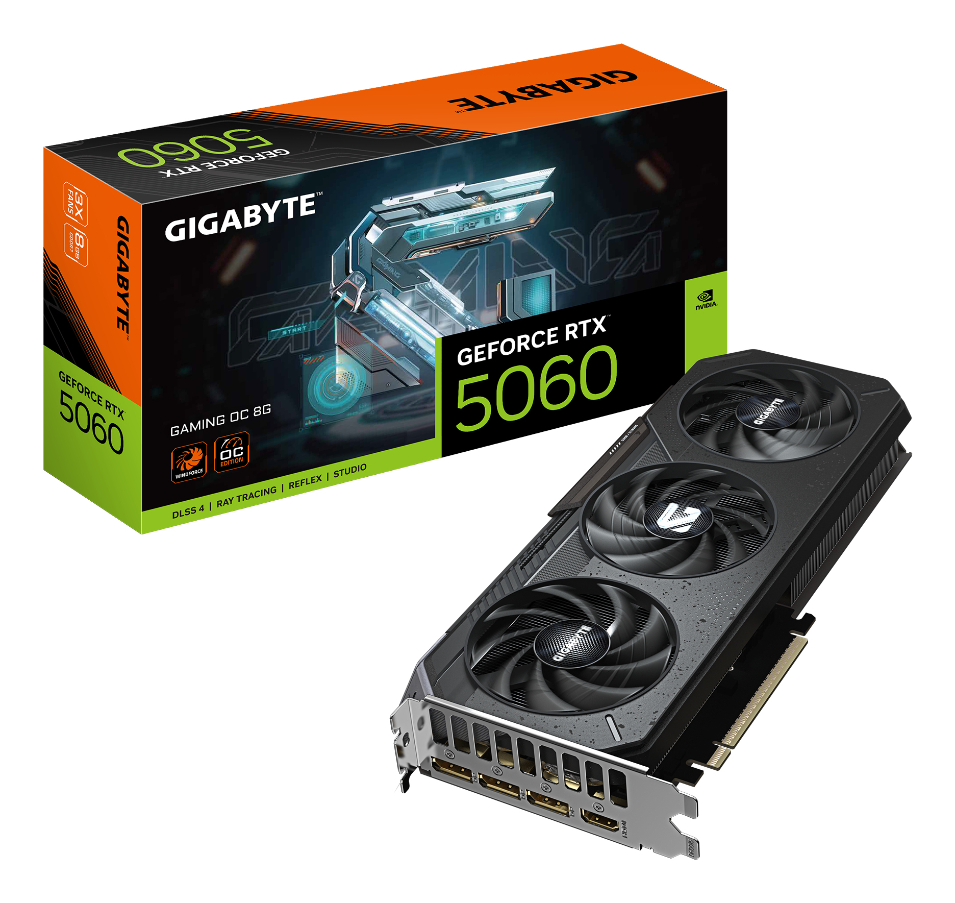 VGA Gigabyte GeForce RTX 5060 OC 8G (3x DP + 1x HDMI) Computerausrüstung, Elektronik, Hardware