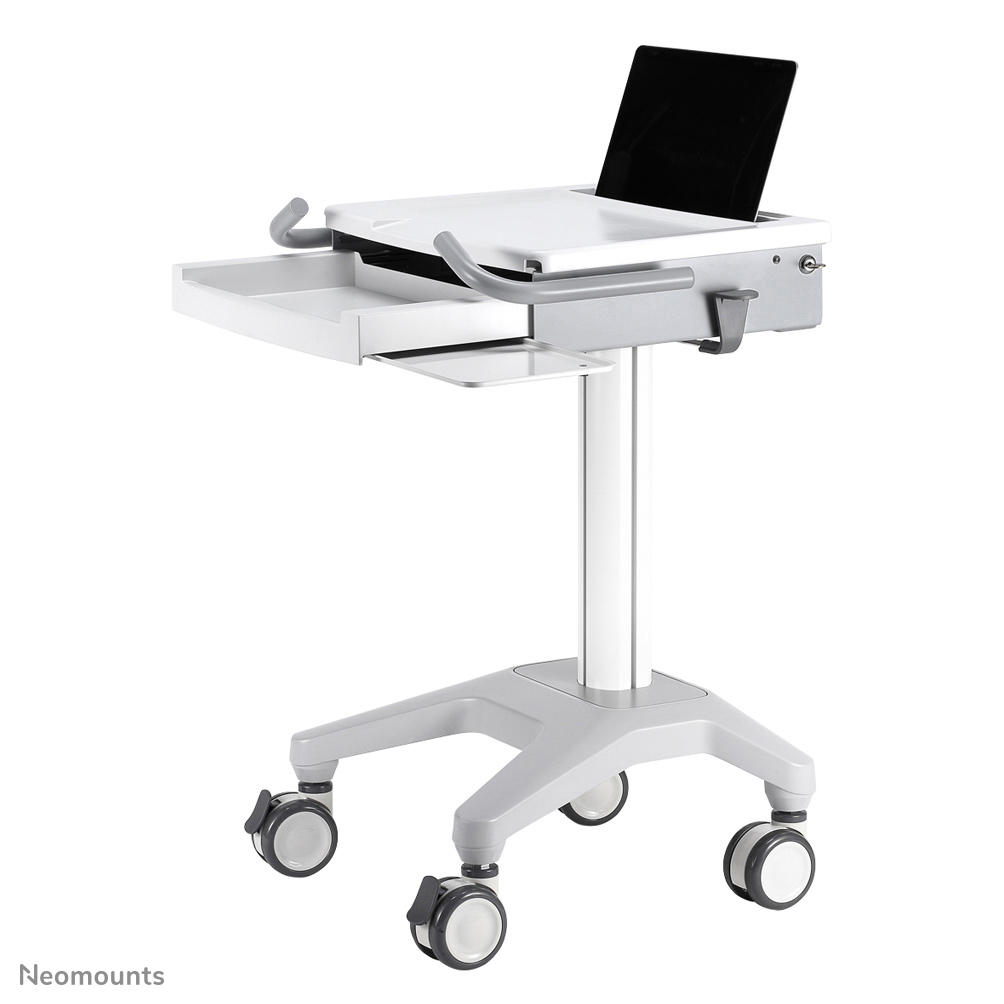 Neomounts Mobiler Laptop-Wagen - Multimedia-Wagen - Weiß - Notebook - 5 kg - 25,4 cm (10 Zoll) - 43,2 cm (17 Zoll)
