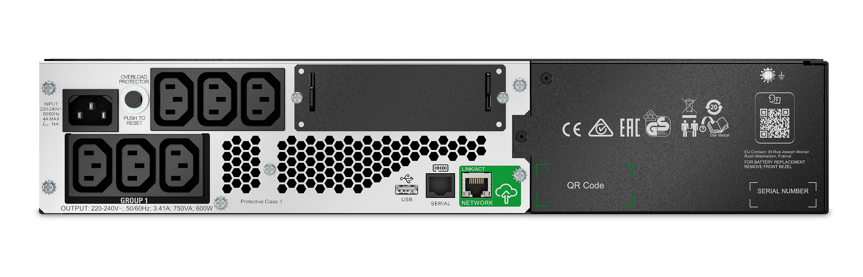 APC SMTL750RMI2UC - Smart-UPS Lithium Ion, Short Depth 750VA, 230V mit SmartConnect APC SMTL750RMI2UC - Smart-UPS Lithium Ion, Short Depth 750VA, 230V mit SmartConnect