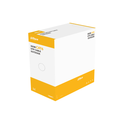 Dahua CCTV Cabling, DH-PFM920-6U, 305m Outdoor UTP CAT6 cable Dahua CCTV Cabling, DH-PFM920-6U, 305m Outdoor UTP CAT6 cable