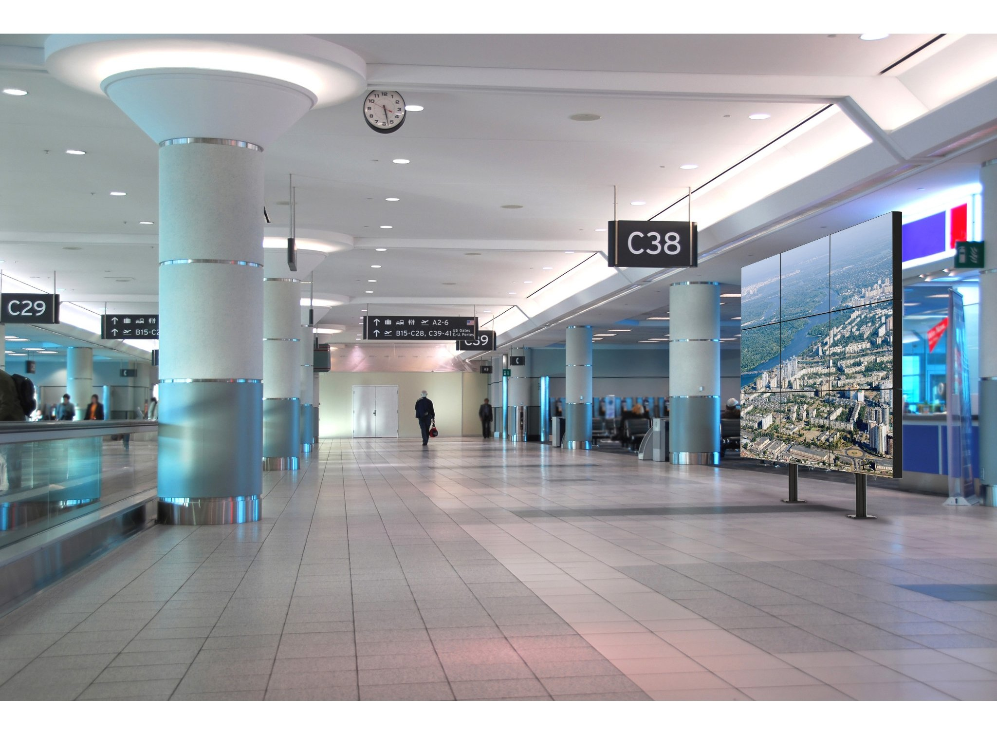 Peerless-AV VideoWall Standfuß 3x3 für 46-55"