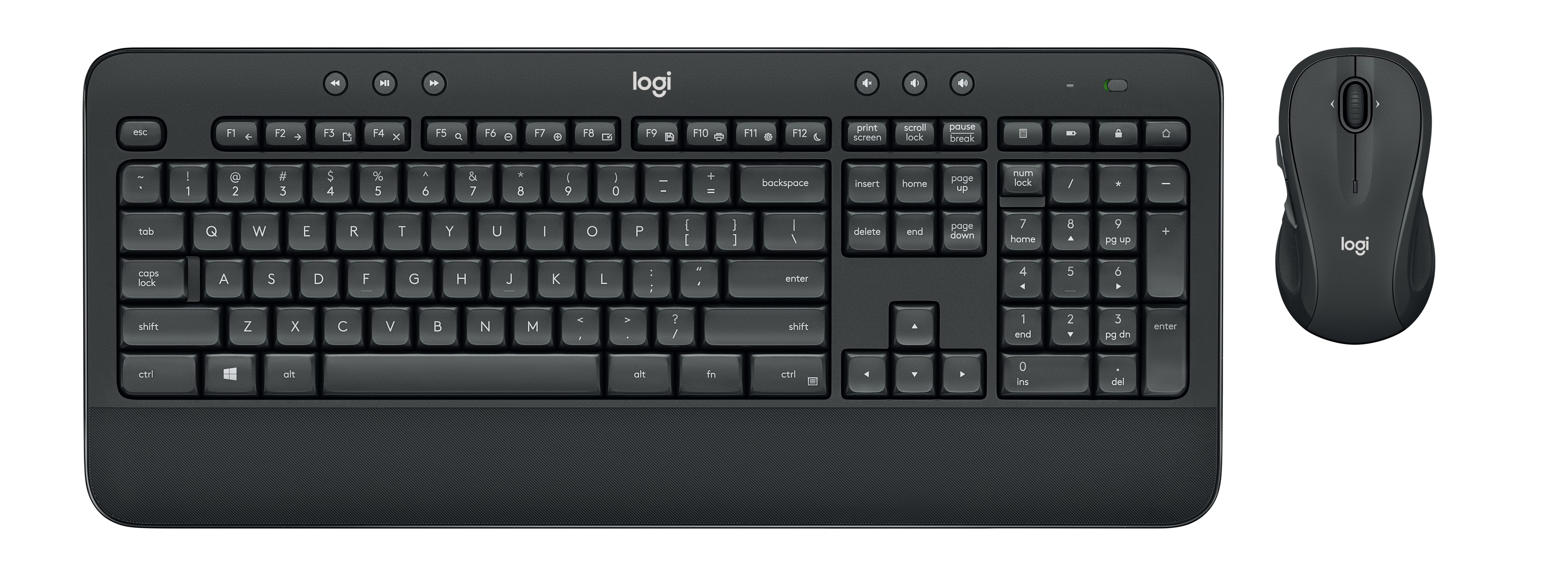 Logitech Tastatur-Maus-Set MK545, schwarz