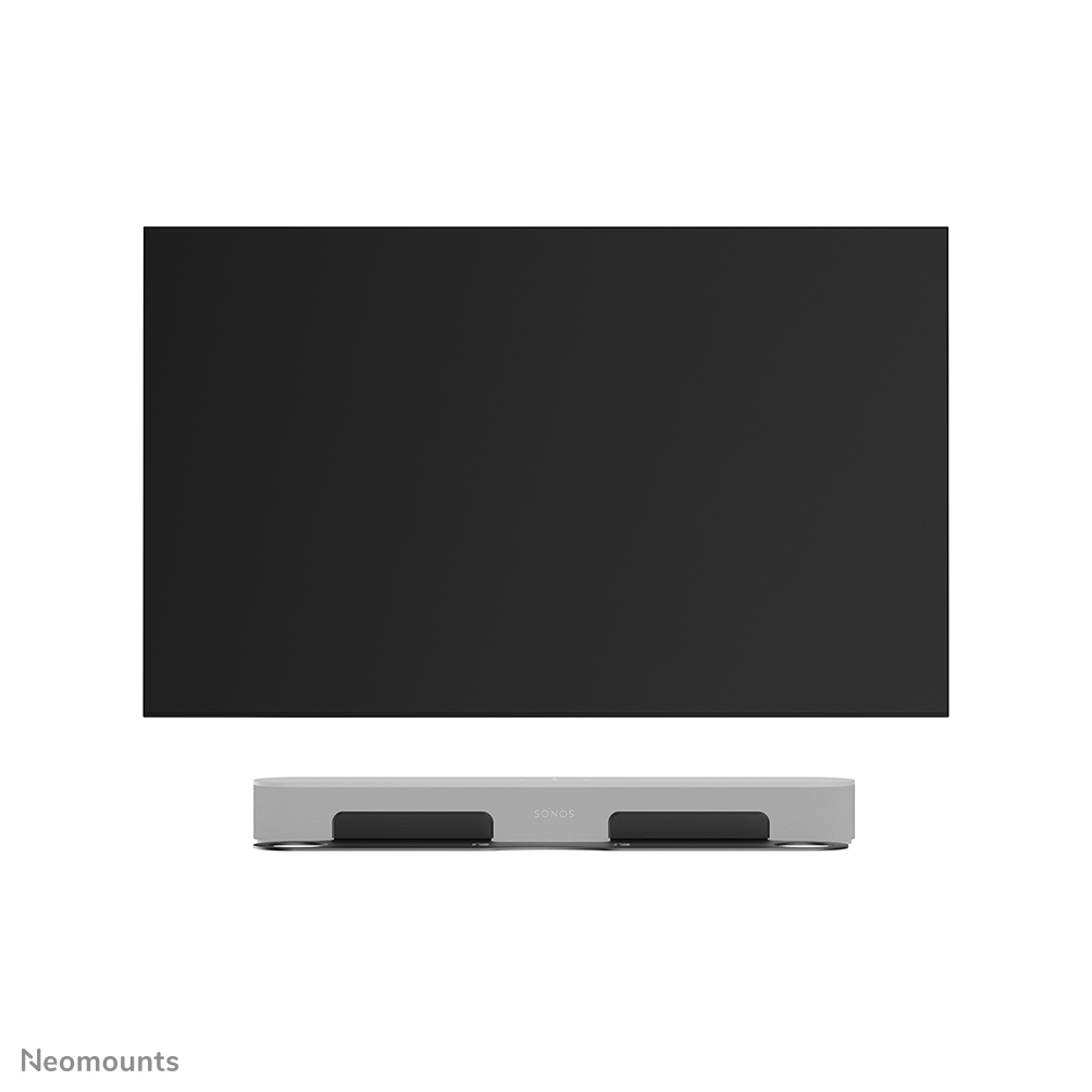 Fernseher, Soundbar, Metallisch, Grau, Flachbildschirm