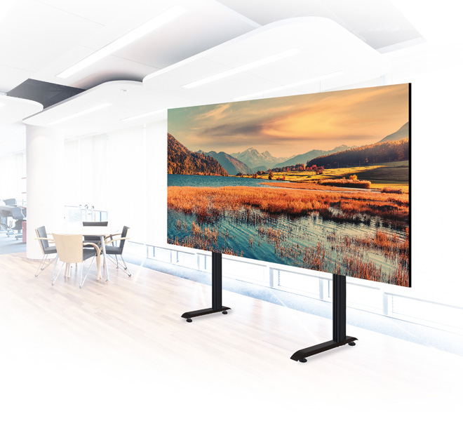 B-TECH SYSTEM X - Floor Stand for INFiLED WP Series 5x5 DVLED Videowalls BT93INFWP-S-5X5/BB