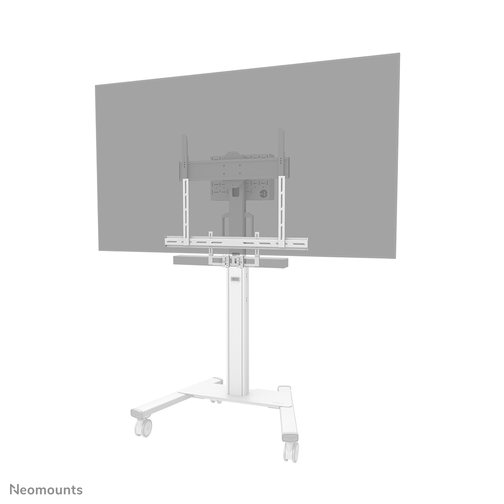 TV-Ständer, Montagearm, rollbarer Sockel, verstellbare Höhe, mobiler Wagen