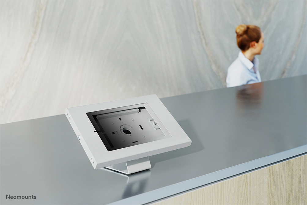 Neomounts Tisch-/Wandhalterung für Tablets - -25,4 mm (-1 Zoll) - -25,4 mm (-1 Zoll) - Weiß - 90 Grad  - -1 kg - Tisch/Bank