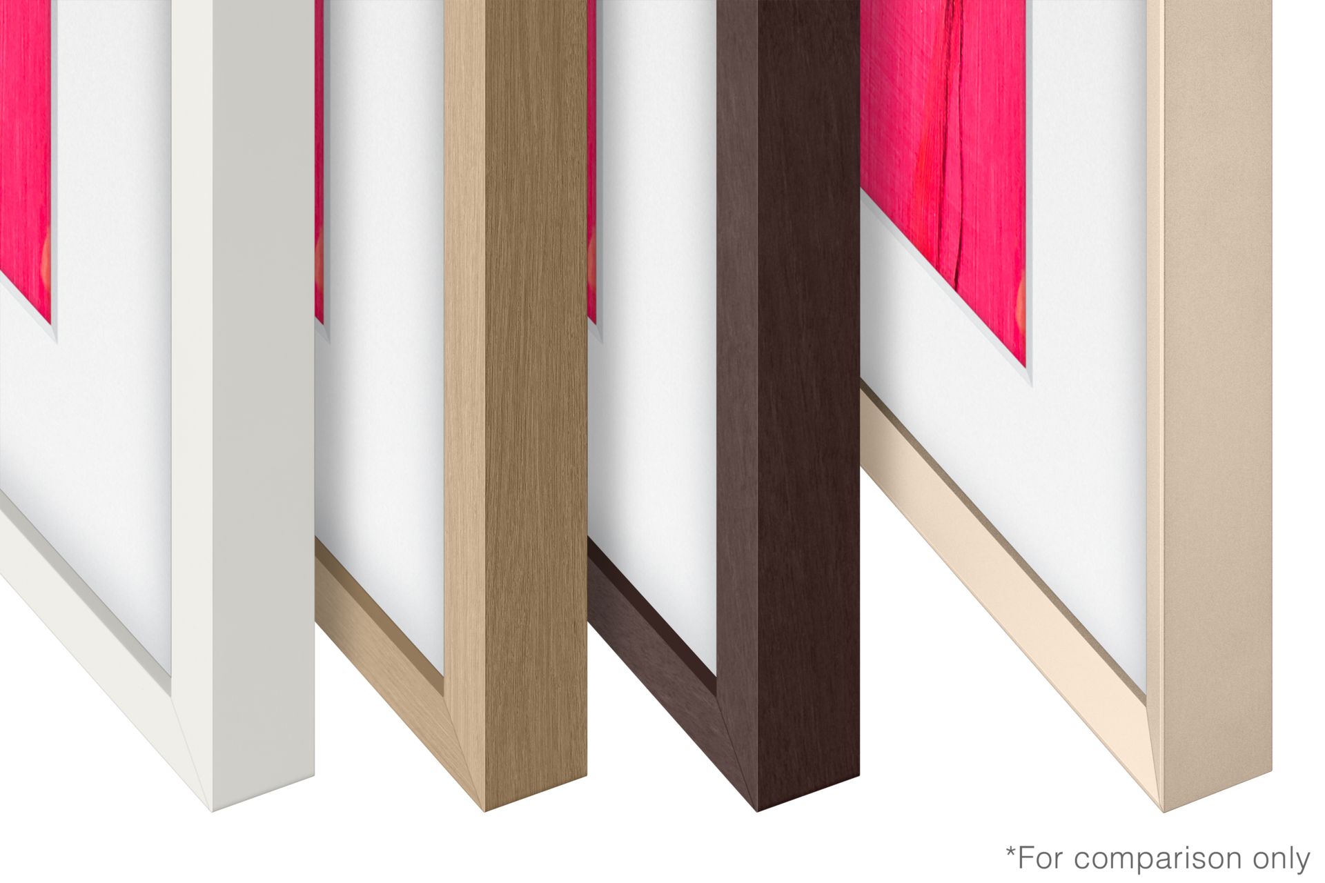 Holzstab, Farbholz, Rahmen, Dunkelbraun, Dekor