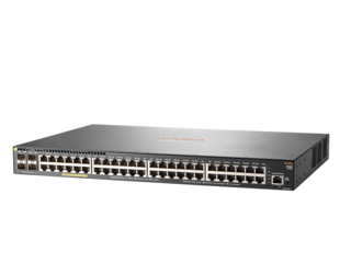 Netzwerk-Switch, 48-Port, Rackmount, Ethernet, Grau-Schwarz