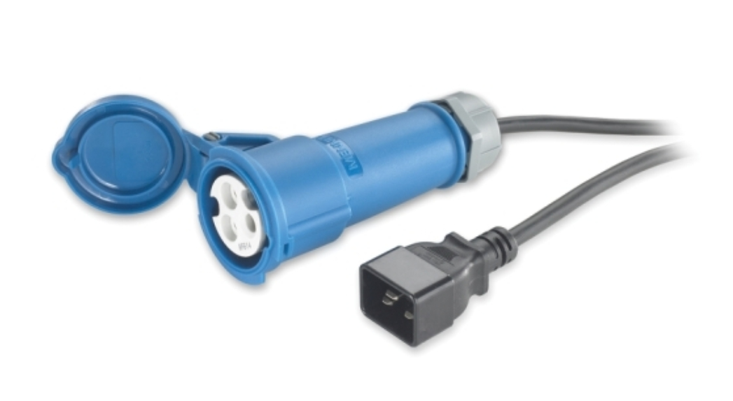 APC EPDU-PCG0B - EPDU power cord IEC309 16A to C20 0.5m