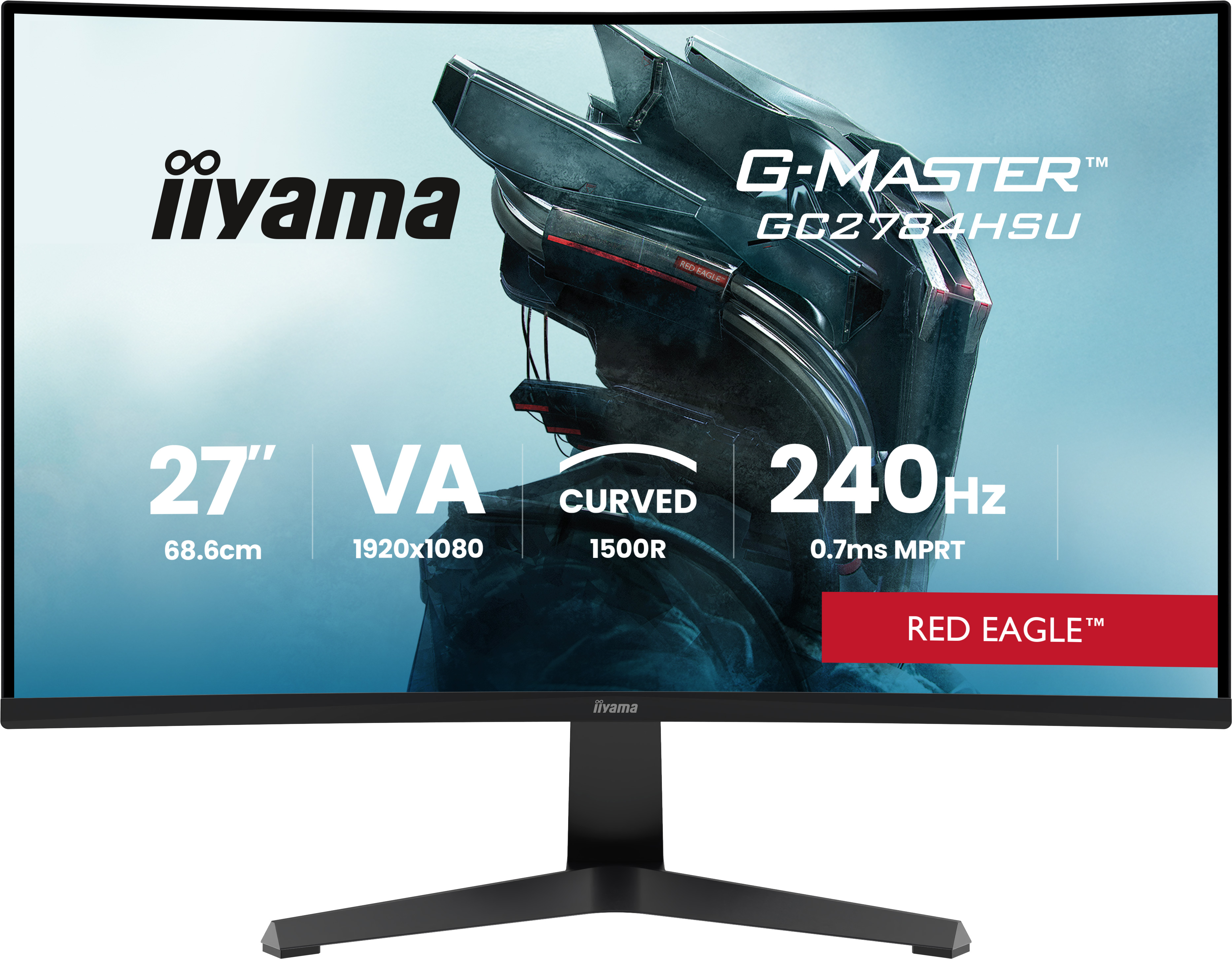 Monitor, 27 Zoll, VA-Panel, curved, 240 Hz