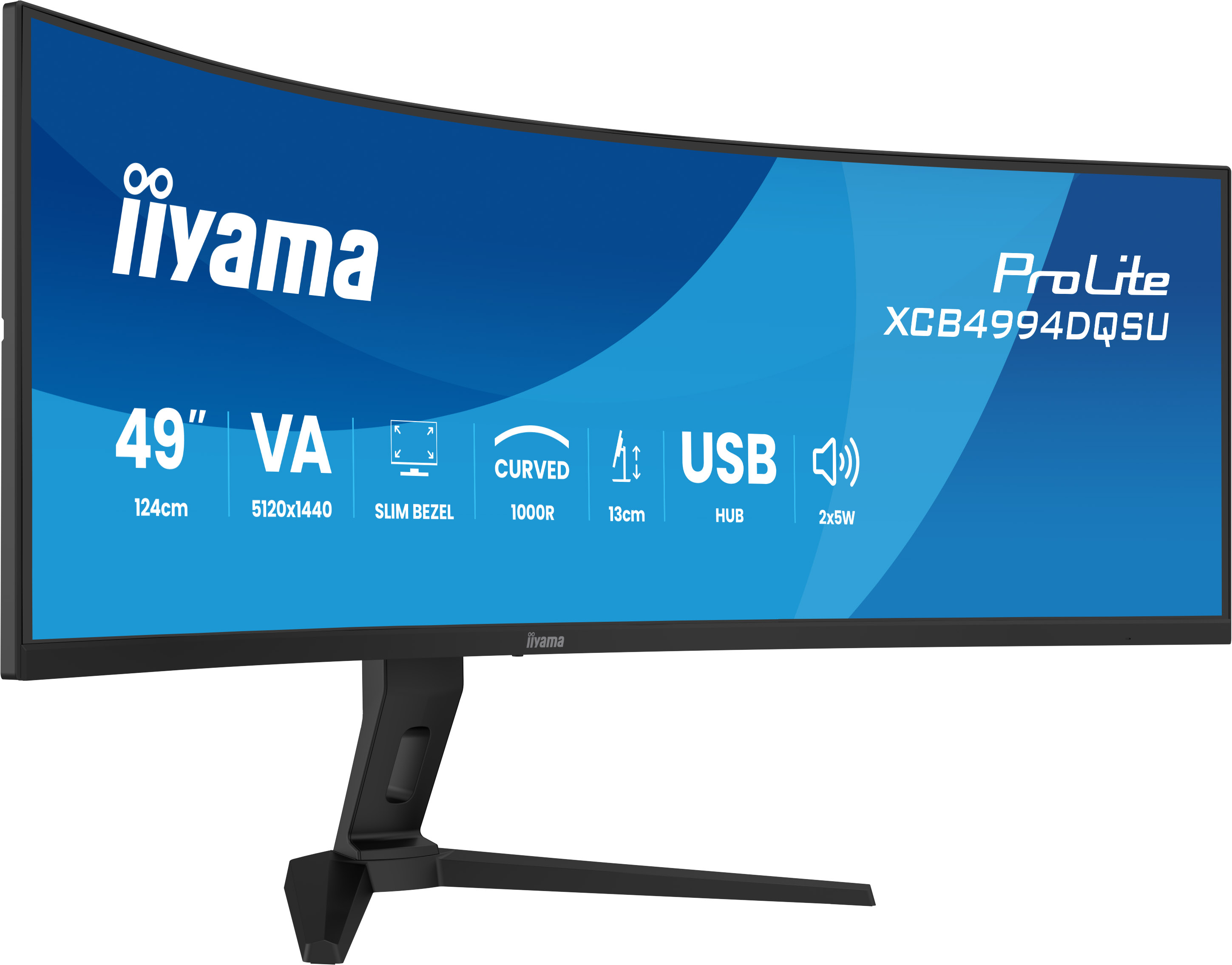 Monitor, LED, Curved, USB Hub, 24-49 Zoll