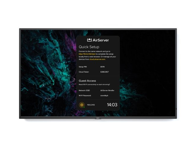 NEC Large Format Display M861 AirServer
