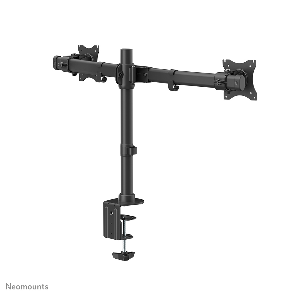 Neomounts Monitor-Tischhalterung - Klemme /Bolzen - 10 kg - 25,4 cm (10 Zoll) - 68,6 cm (27 Zoll) - 100 x 100 mm - Schwarz