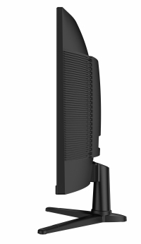 monitor, 24 Zoll, schwarz, LED, neigbarer Stand