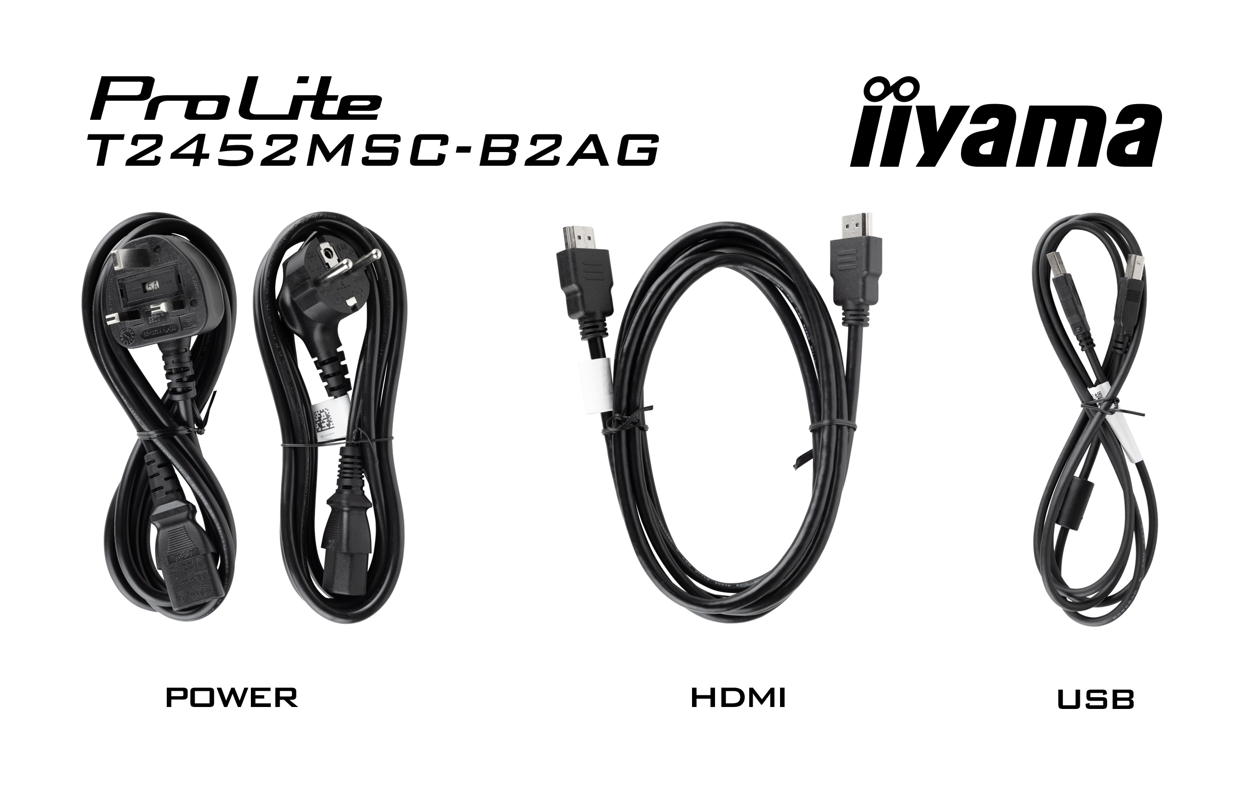 Kabel, Netzteil, HDMI-Kabel, USB-Kabel, Displayport?