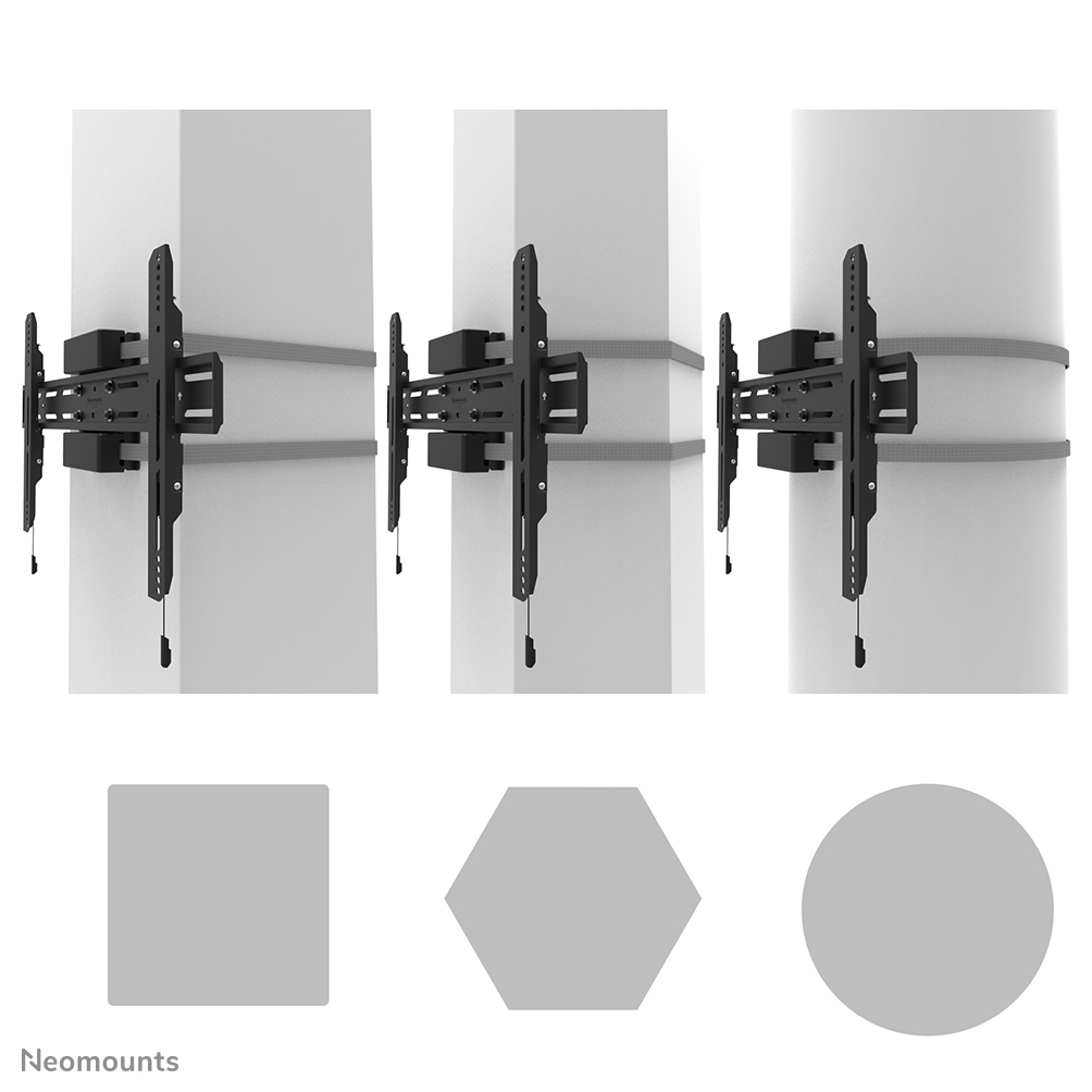 Neomounts Select TV-Säulenhalterung - 101,6 cm (40 Zoll) - 190,5 cm (75 Zoll) - 50 kg - 200 x 100 mm - 600 x 400 mm - Schwarz