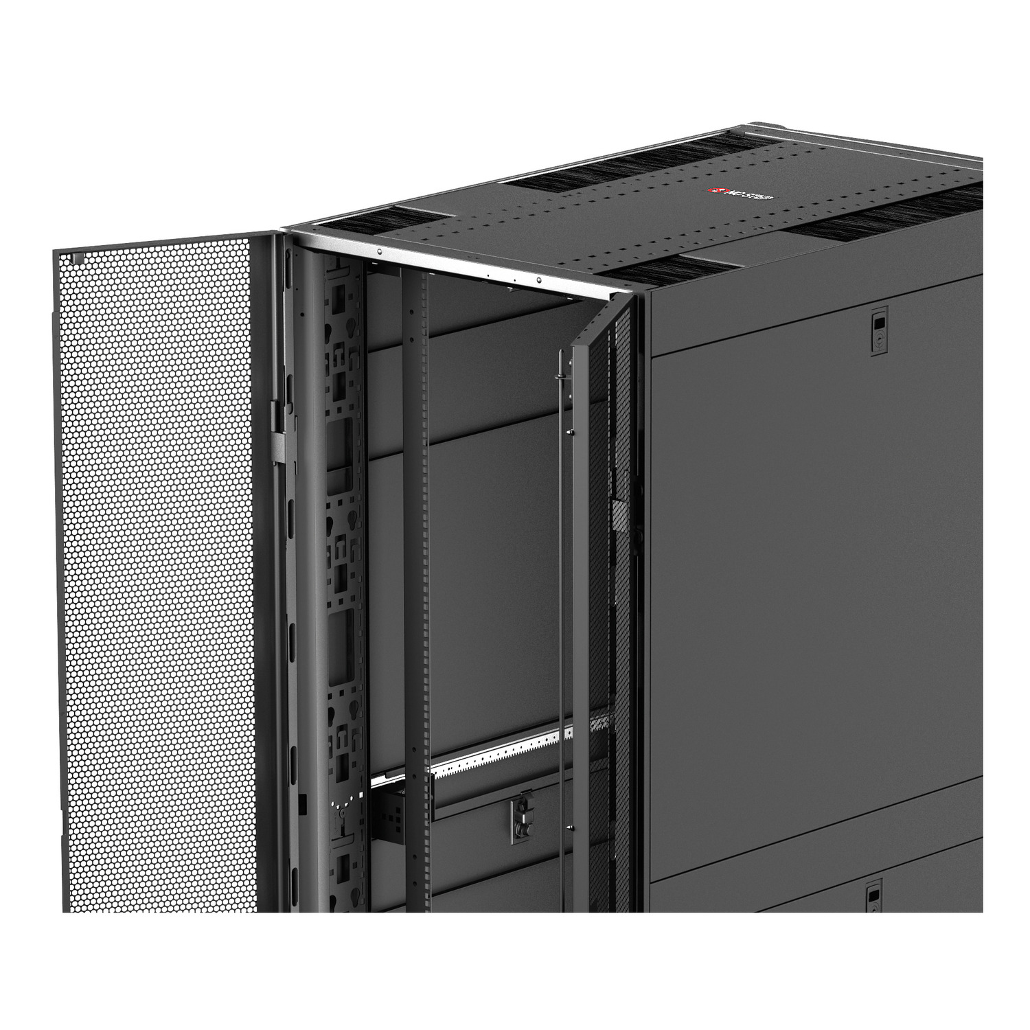 Servergehäuse, Rackmount, Kabelmanagement, Metallgehäuse, Belüftete Fronttür