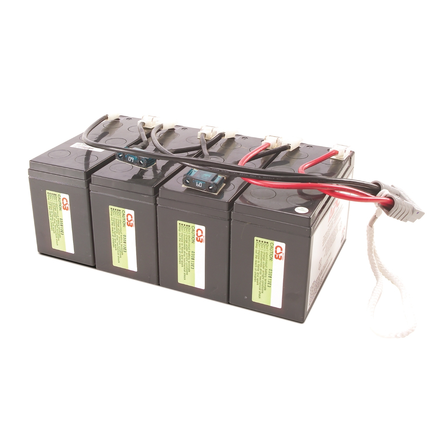 Batterien, Blei-Akkus, 4-Block Batterie, Gehäuse, Kabelanschluss