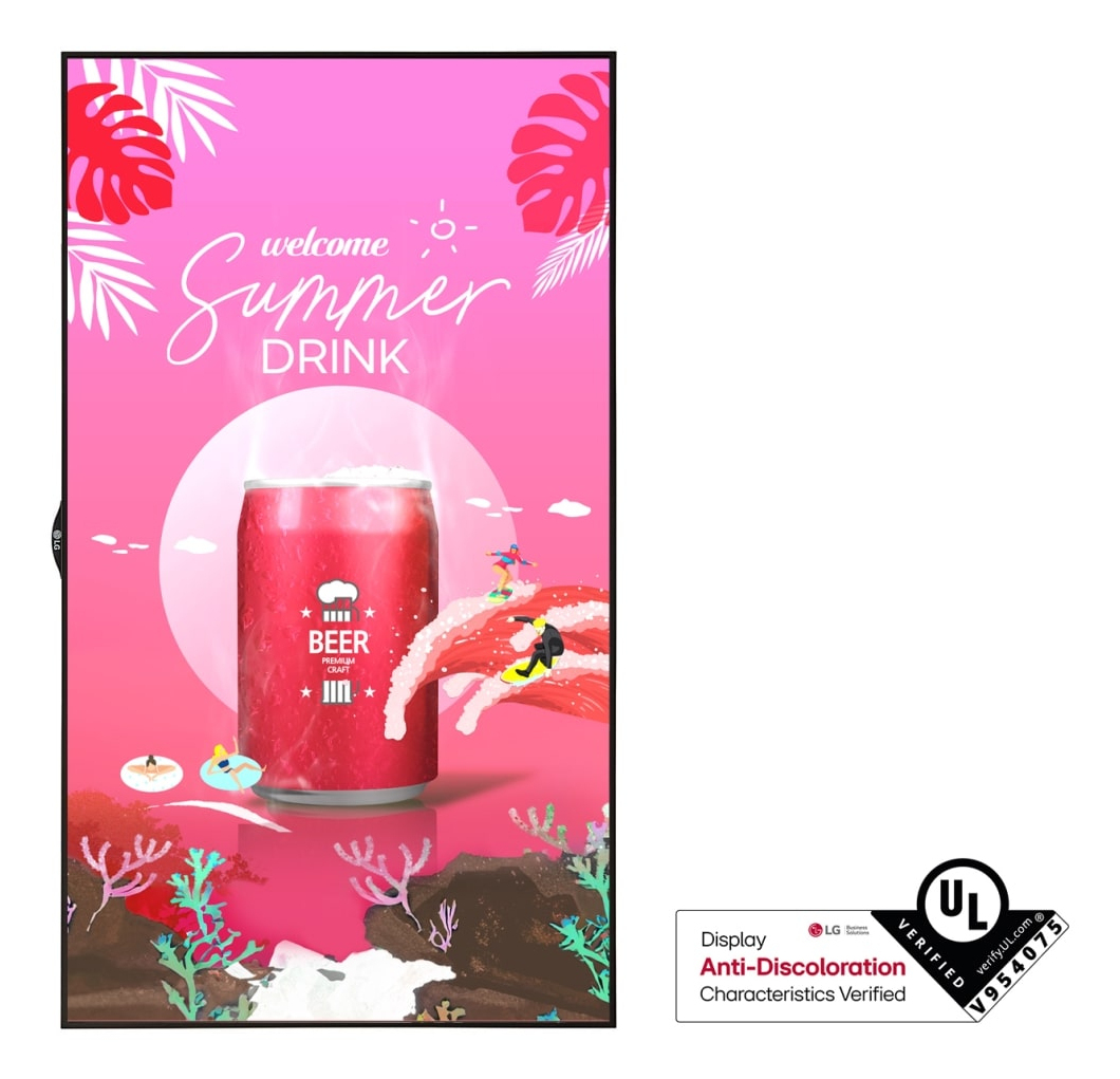 LG Prof. Display 55XS4P-B Werbung, Plakat