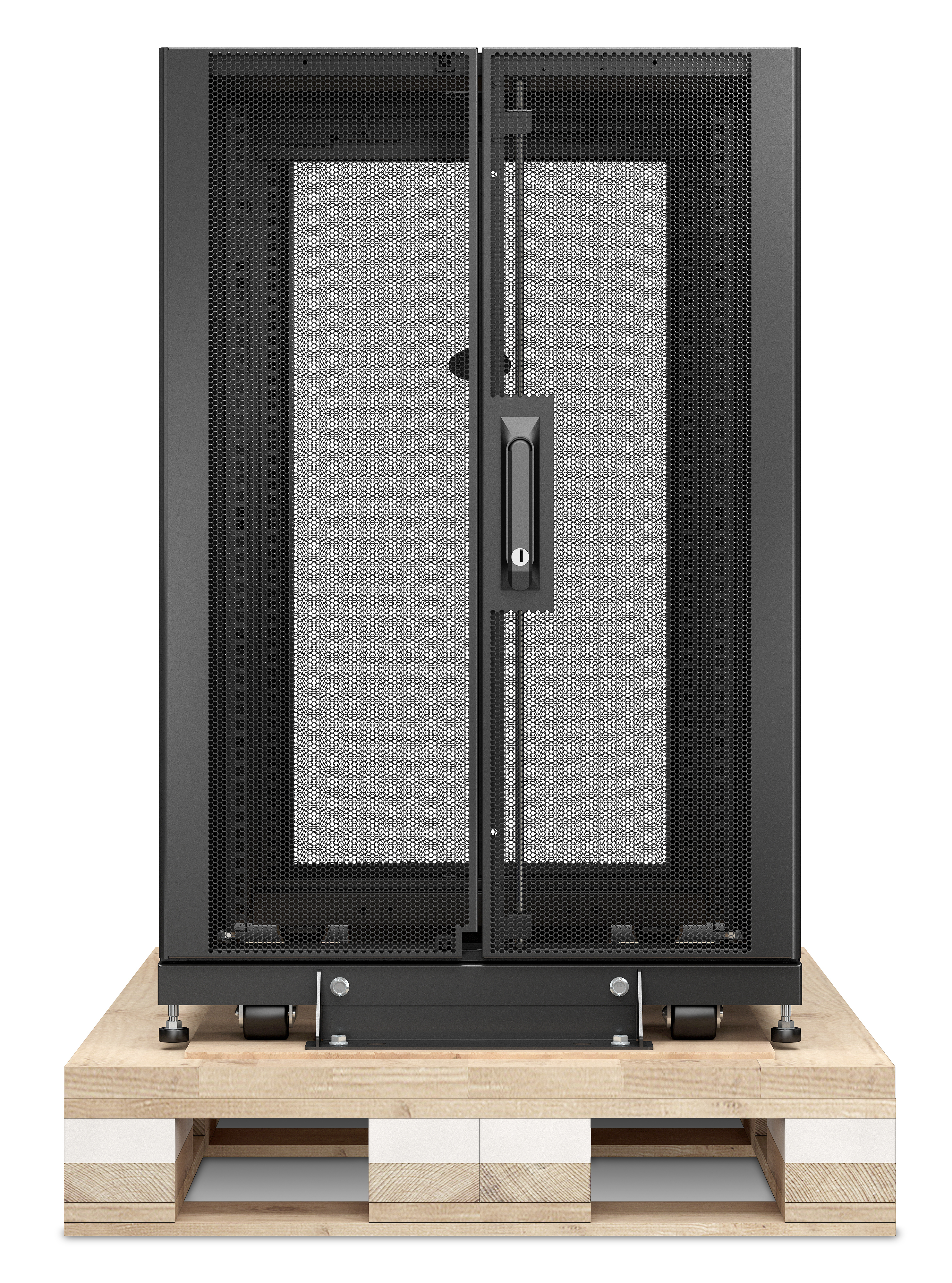 APC AR3106SP - NetShelter SX 18U Server Rack Enclosure 600mm x 1070mm w/ Sides Black Shock Packaging