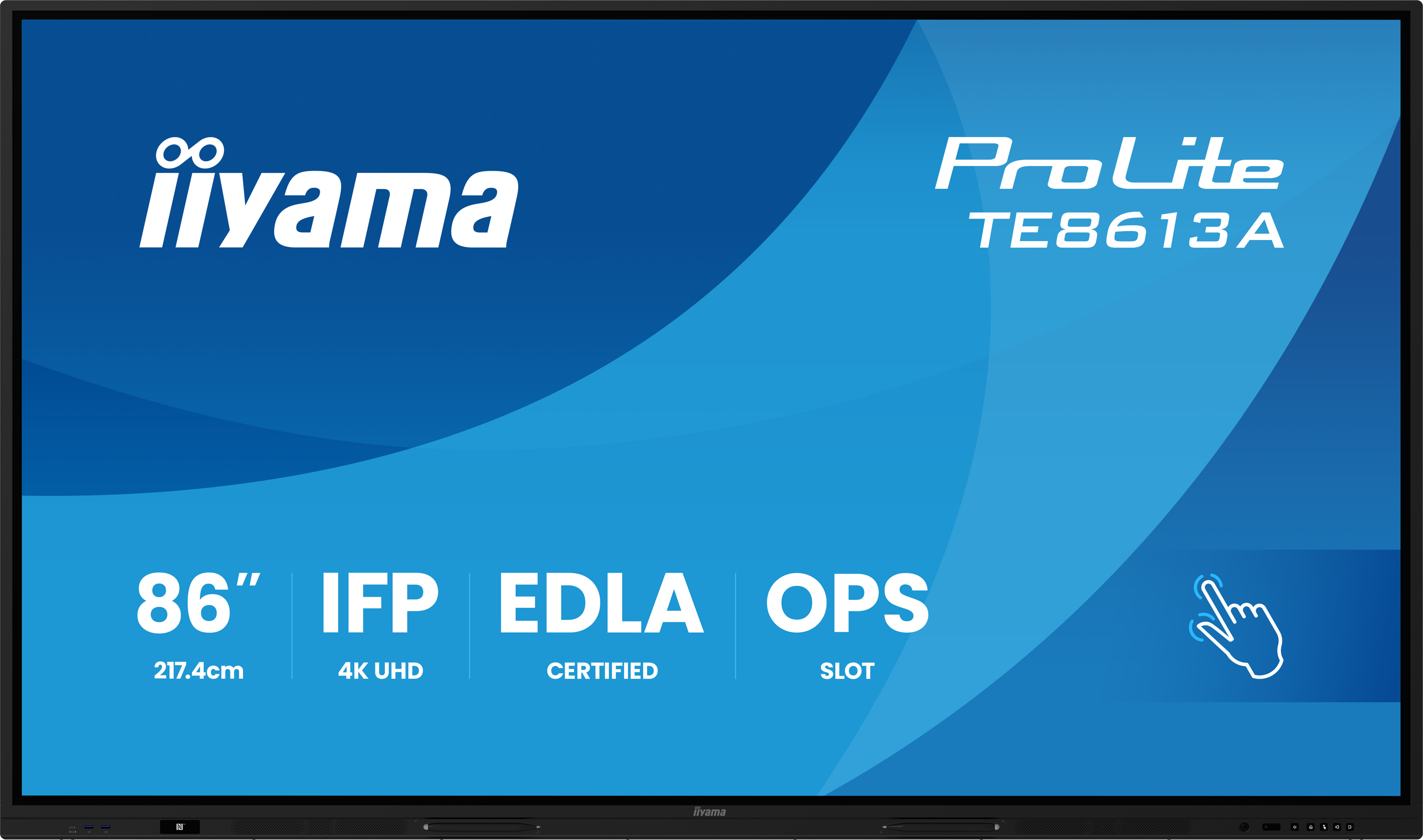 IIYAMA LFD ProLite TE8613A-B1AG Computerausrüstung, Überwachen, Bildschirm, FERNSEHER