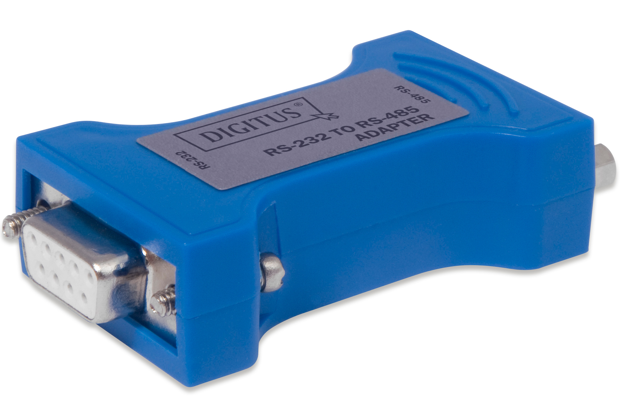 RS-232 Adapter, DB9, blau, Serieller Konverter, Steckverbinder