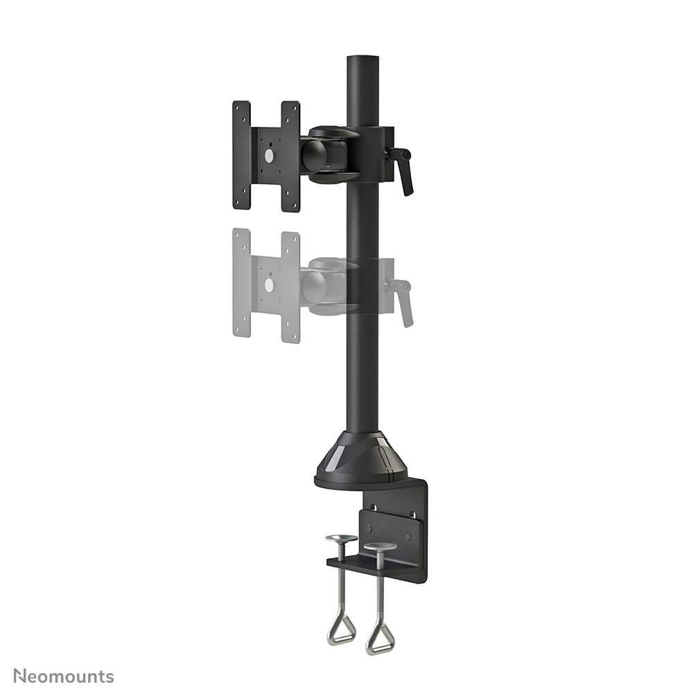 Neomounts Monitor-Tischhalterung - Klemme /Bolzen - 10 kg - 25,4 cm (10") - 76,2 cm (30") - 100 x 100 mm - Schwarz