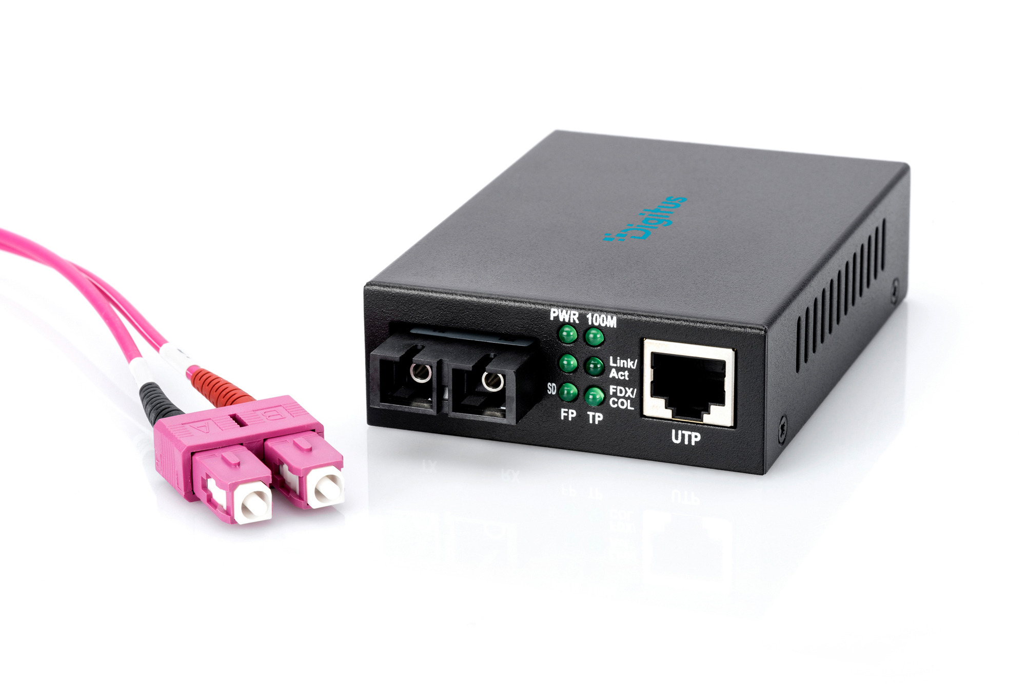 Faser, Netzwerk-Switch, SFP, RJ45, UTP