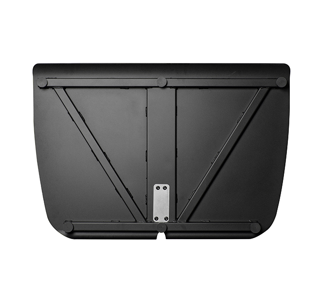 Foldable Tischbein, Metall-Scharnier, Schwarze Platte, Tischunterstützung, Montagehalterung