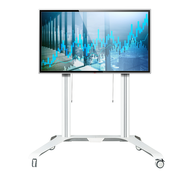 B-TECH Extra-Large Flat Screen Trolley (VESA 1000 x 600) - 1.7m Column BT8564/WW
