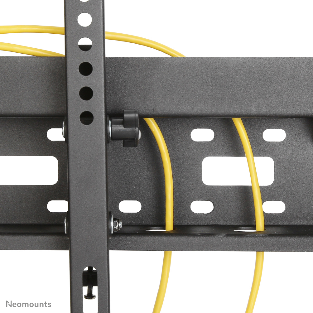 Neomounts Monitor-Wandhalterung und Mediabox Wandhalter - 94 cm (37 Zoll) - 190,5 cm (75 Zoll) - 200 x 200 mm - 600 x 400 mm - 0 - 30 Grad  - Schwarz