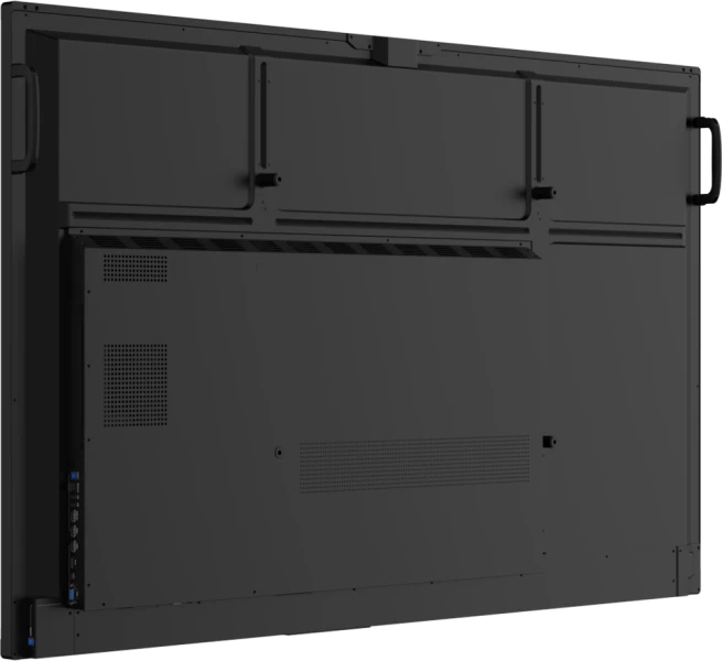 Display panel, Montagehalterung, Rückseite, rollbares Panel, Griff