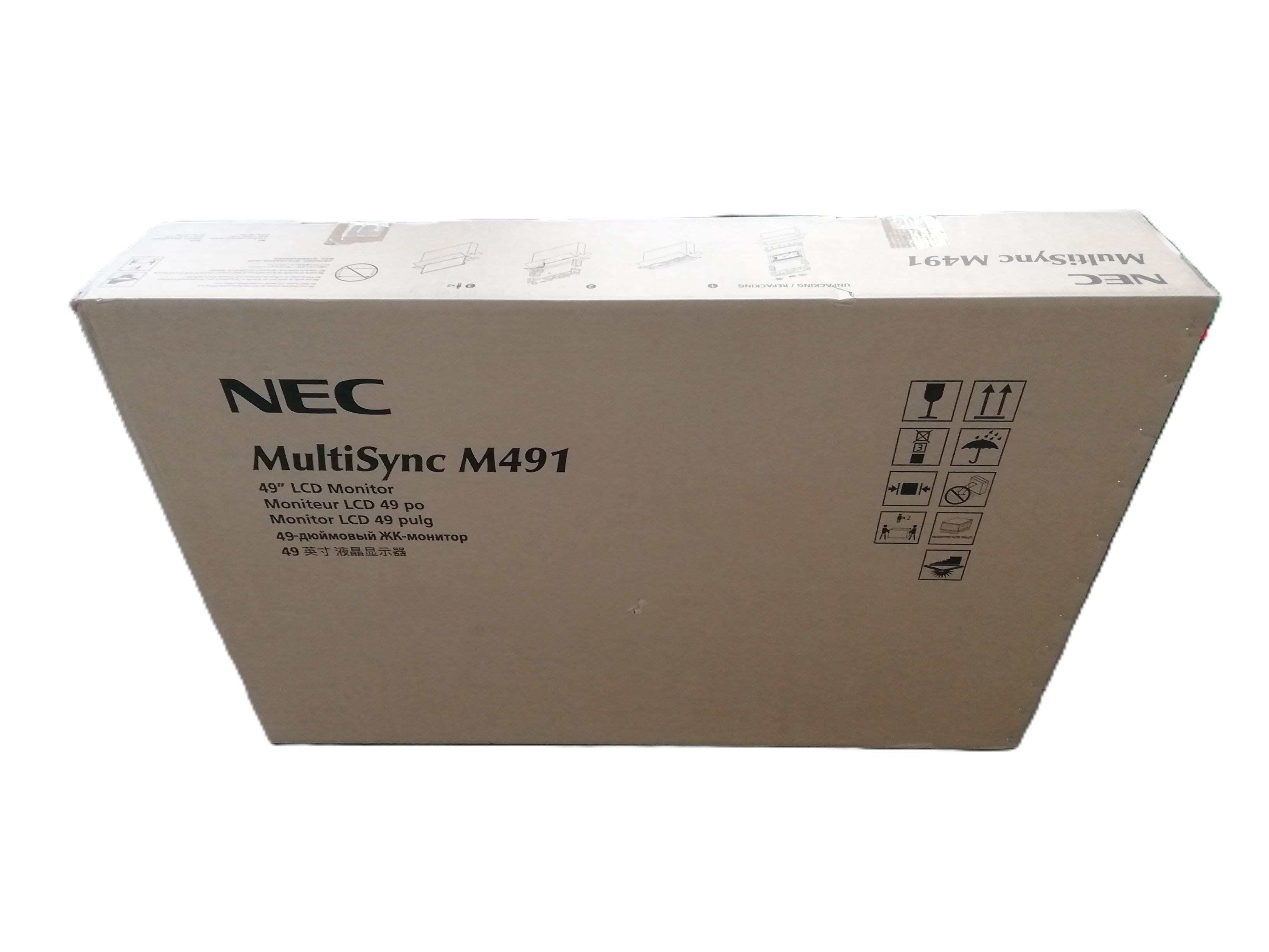 lcd monitor, monitor box, 49 Zoll, Multisync M491, NEC