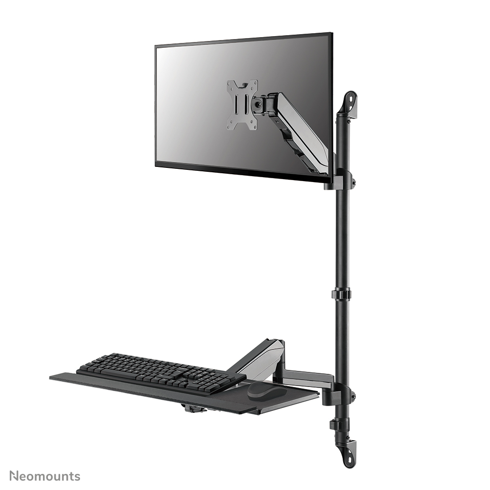 Neomounts WL90-325BL1 Sitz-Steh-Arbeitsplatz-Wand 17-32" - Gasfeder Neomounts WL90-325BL1 Sitz-Steh-Arbeitsplatz-Wand 17-32" - Gasfeder