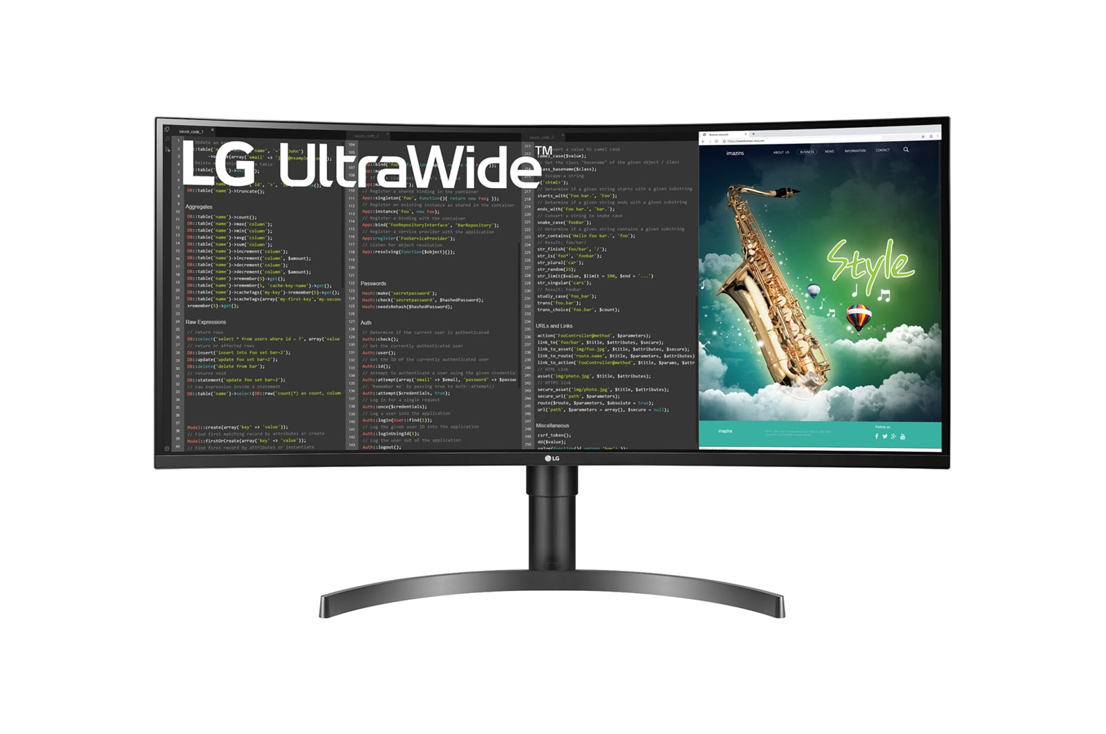 LG Monitor 35" 35WN75CP-B Ultrawide Curved HDMI DP USB IPS 21:9 blac LG Monitor 35" 35WN75CP-B Ultrawide Curved HDMI DP USB IPS 21:9 blac