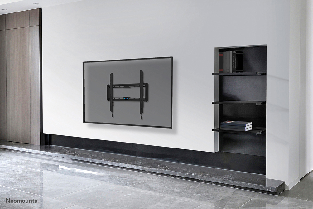 TV-Halterung, Wandhalterung, Wohnzimmer, Flachbildschirm, Schrankregal
