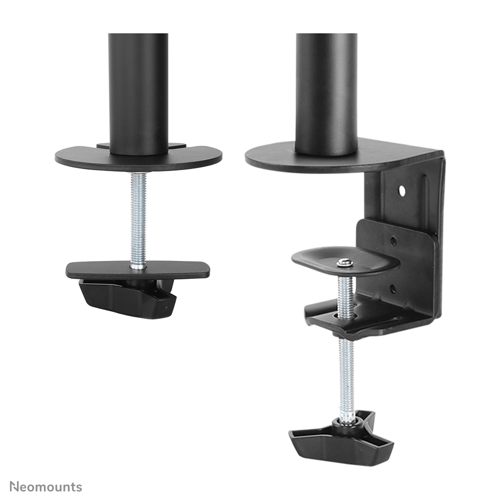 Neomounts Monitor-Tischhalterung - Klemme /Bolzen - 8 kg - 25,4 cm (10 Zoll) - 81,3 cm (32 Zoll) - 100 x 100 mm - Schwarz