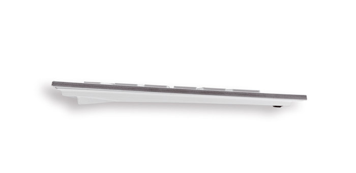 Cherry Keyboard STRAIT CORDED (JK-0300DE) silber, weiß