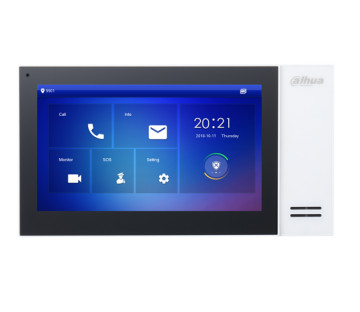 Dahua CCTV Intercoms Video Door Phone, DHI-VTH2421FW-P, Non Issue card Touch 0-ch IP Indoor Monitor Dahua CCTV Intercoms Video Door Phone, DHI-VTH2421FW-P, Non Issue card Touch 0-ch IP Indoor Monitor