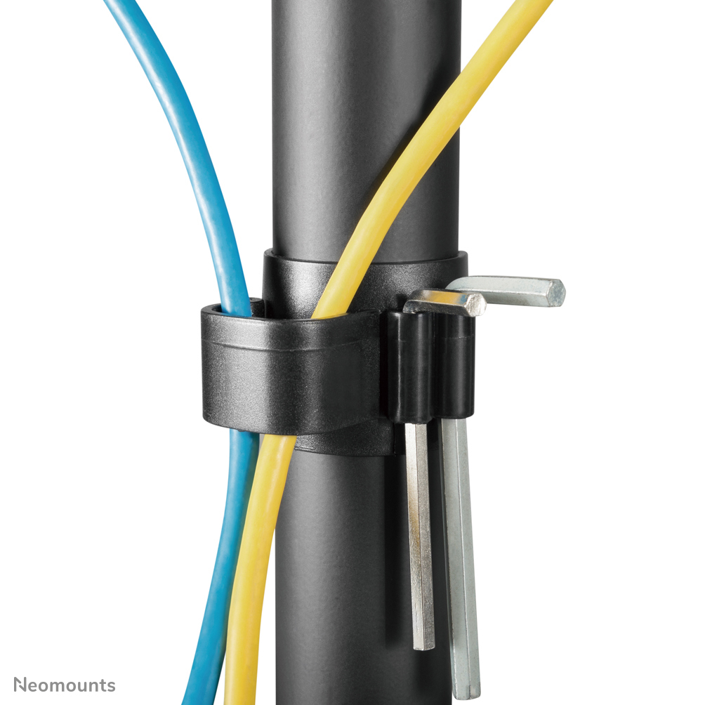 Neomounts Monitor-Tischhalterung - Klemme /Bolzen - 6 kg - 25,4 cm (10 Zoll) - 68,6 cm (27 Zoll) - 100 x 100 mm - Schwarz